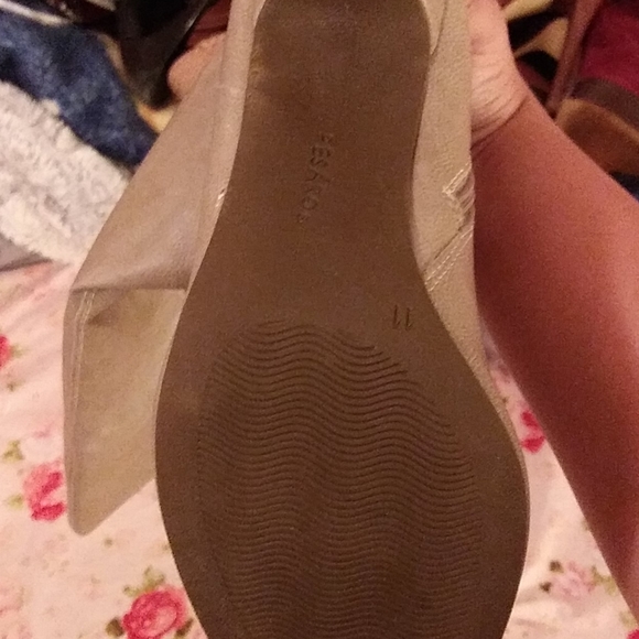 Leather Grey/Tan Pesaro Boots Size 11 - Picture 4 of 4